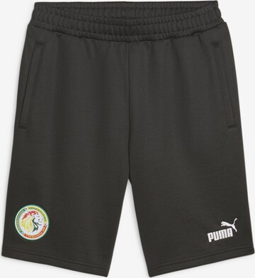 Regular Pantalon de sport 'Senegal' PUMA en noir : devant