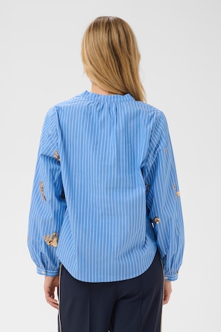 SAINT TROPEZ Bluse 'SoleilSZ' in Blau