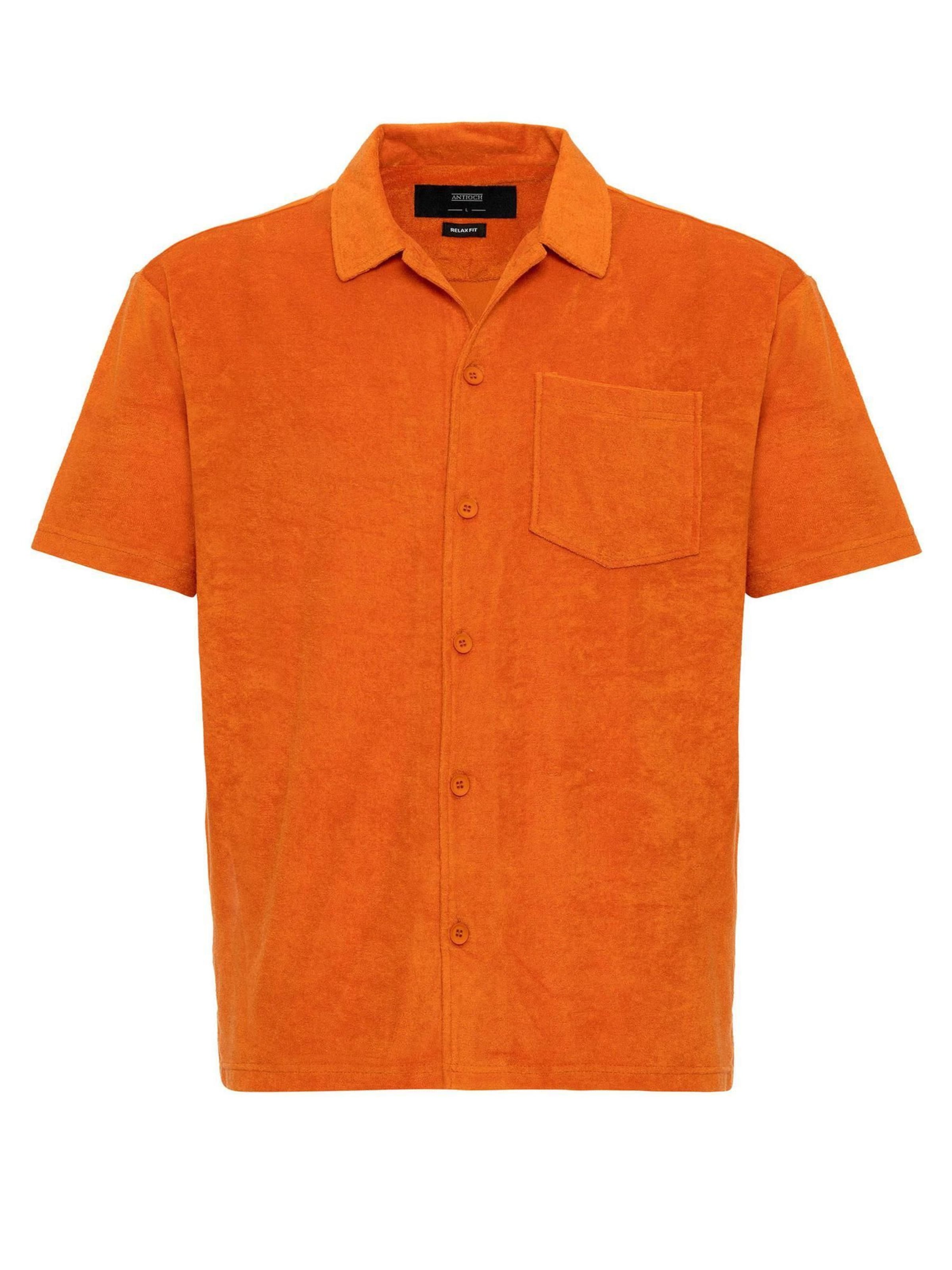 Antioch Средняя посадка Рубашка в Оранжевый: спереди