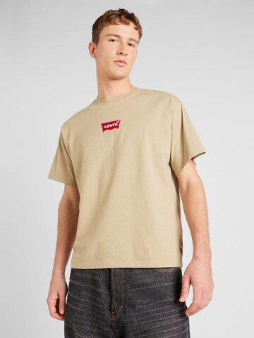 LEVI'S ® Majica 'LSE Vintage Fit GR Tee' | bež barva: sprednja stran