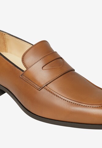 Henry Stevens Loafer Durchgenäht ' Murray PL ' in Braun