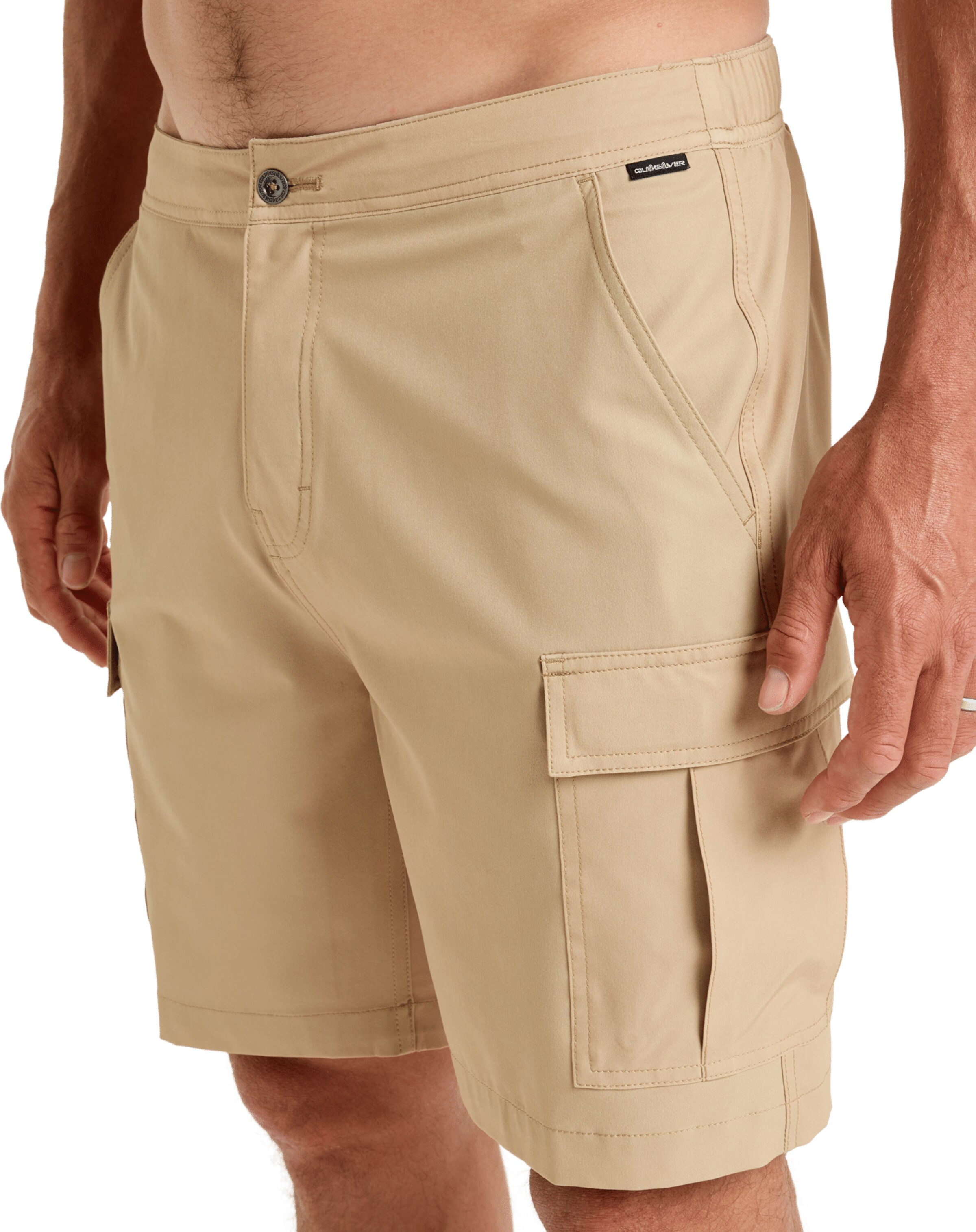 Shorts de bain 'Half 19' QUIKSILVER en beige