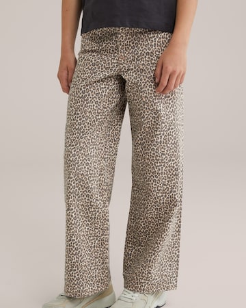 WE Fashion - regular Pantalón en beige: frente