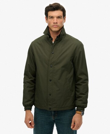 Veste mi-saison Superdry en vert : devant
