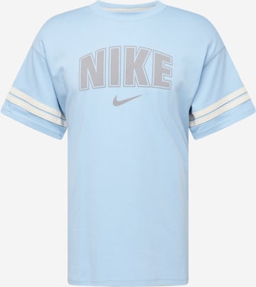 T-Shirt Nike Sportswear en bleu : devant