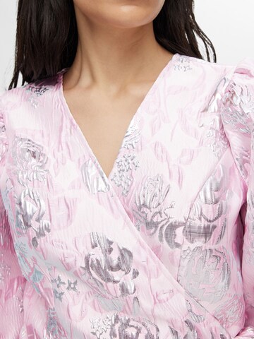 Robe 'Jacquard' SELECTED FEMME en rose