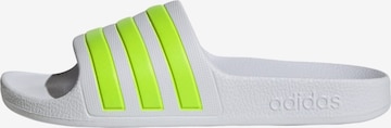 ADIDAS SPORTSWEAR Badeschuh 'Adilette Aqua' in Weiß: Vorderseite