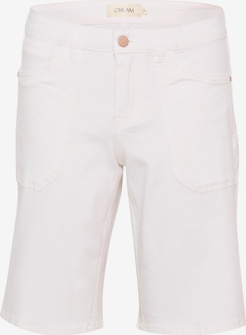Cream Shorts 'Ann' in Weiß: predná strana