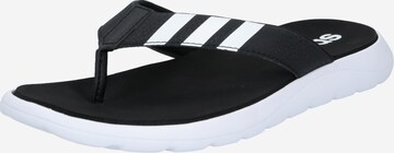 ADIDAS SPORTSWEAR Japonki 'Comfort' w kolorze czarny: przód