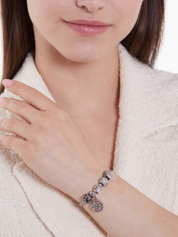 Lucardi Pendant 'Elegant leger' in Silver: front