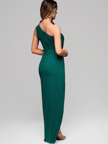 Ombre Evening Dress in Green