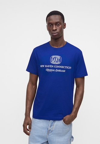 GANT - Camisa em azul: frente