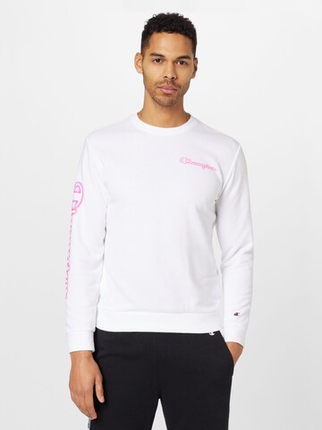 Champion Authentic Athletic Apparel Sweatshirt i hvid: forside