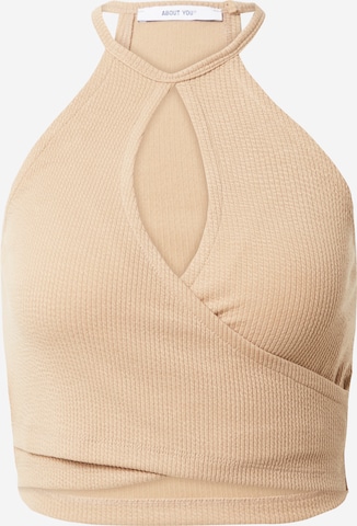 ABOUT YOU Top 'Tilda' in Beige: front