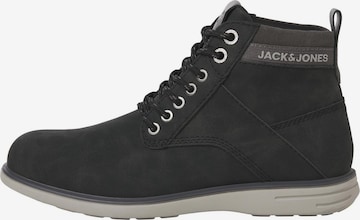 JACK & JONESČizme na vezanje 'JFWDENVER' - siva boja: prednji dio