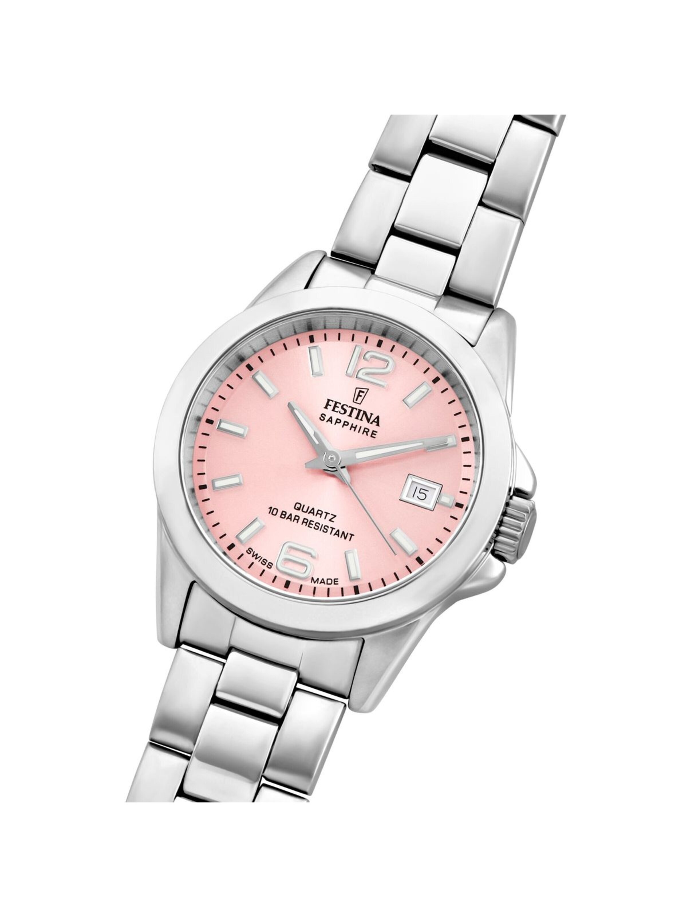 FESTINA Analog watch 'Classics Swiss' in Pink