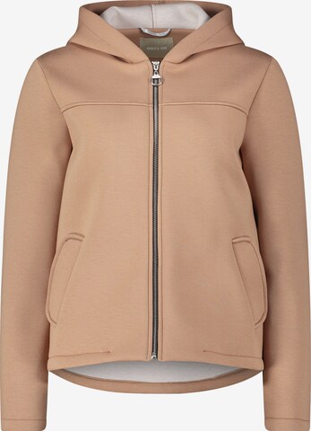 Amber & June Between-Season Jacket in Beige: front