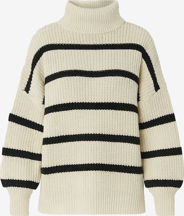 Pullover di Elara in beige: frontale