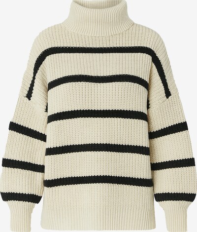 Elara Pullover in L in beige / schwarz, Produktansicht