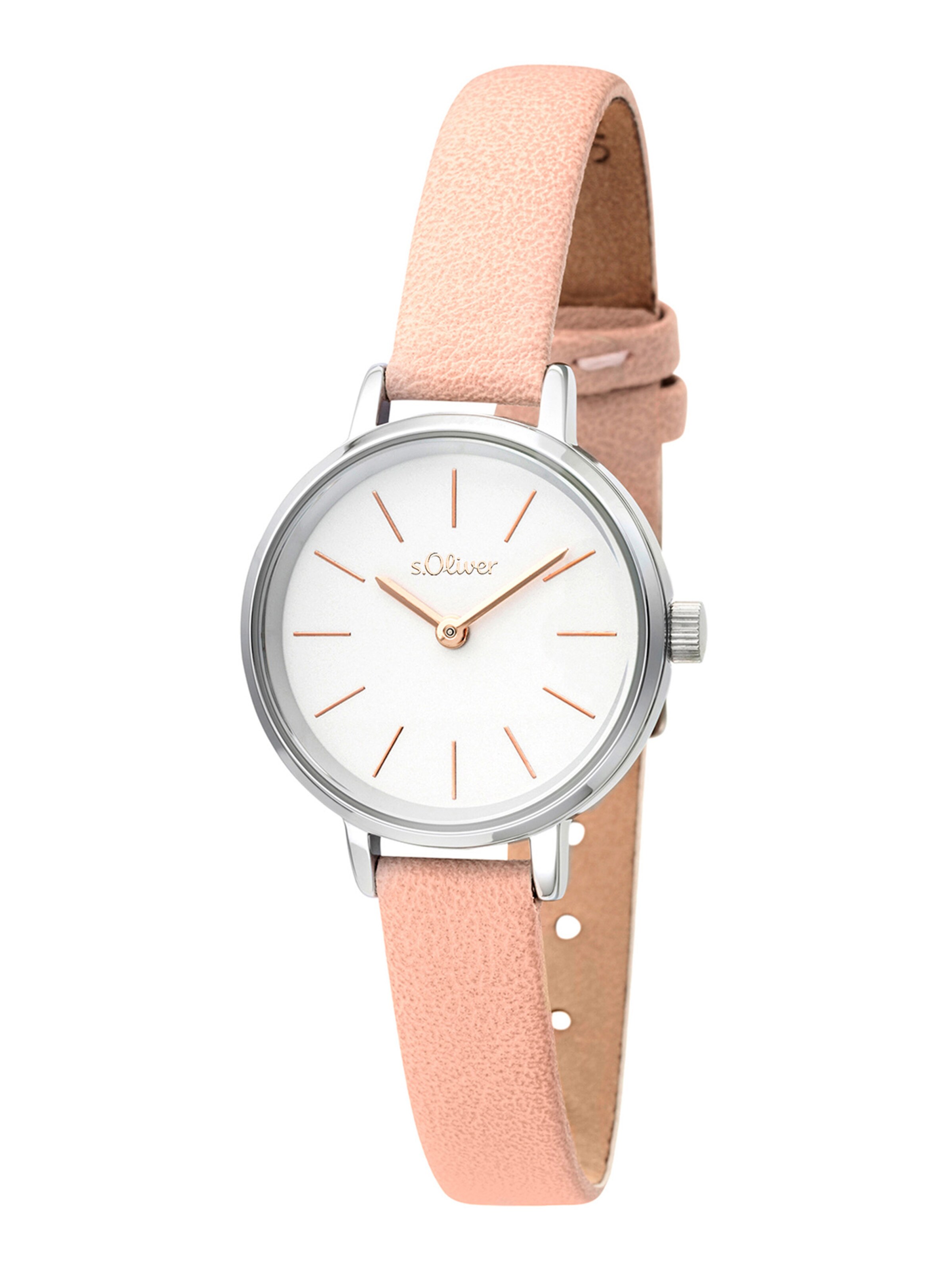 s.Oliver Analoguhr in Pink