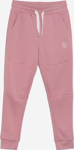 Pantalon COLOR KIDS en rose : devant