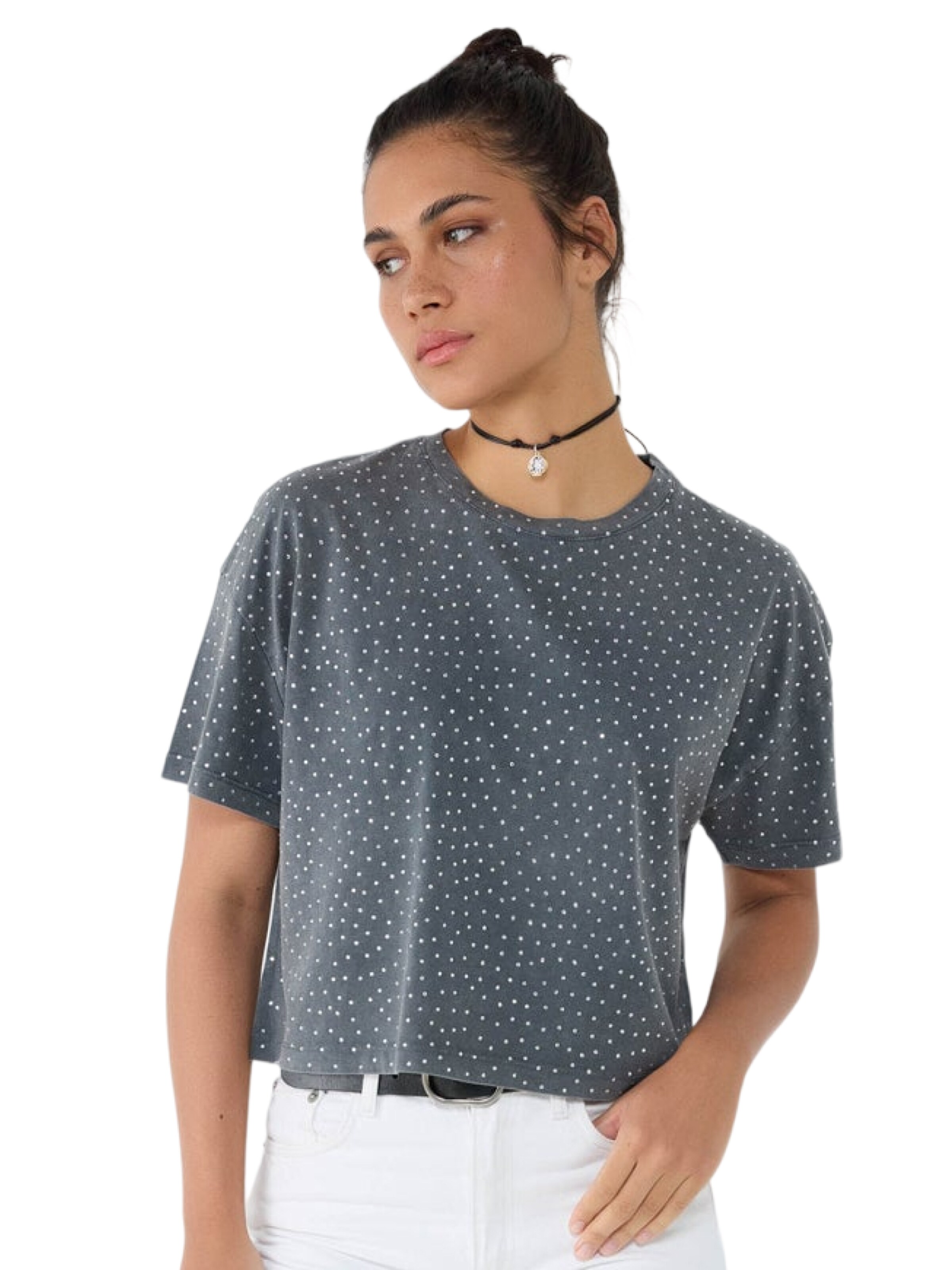 No Matter What T-Shirt in Grau: Vorderseite