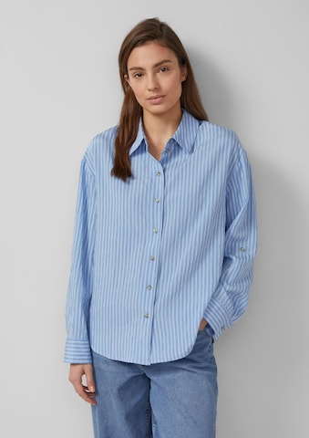 s.Oliver Blouse in Blue: front