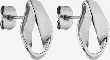 PURELEI - Pendientes 'Twist' en plata: frente