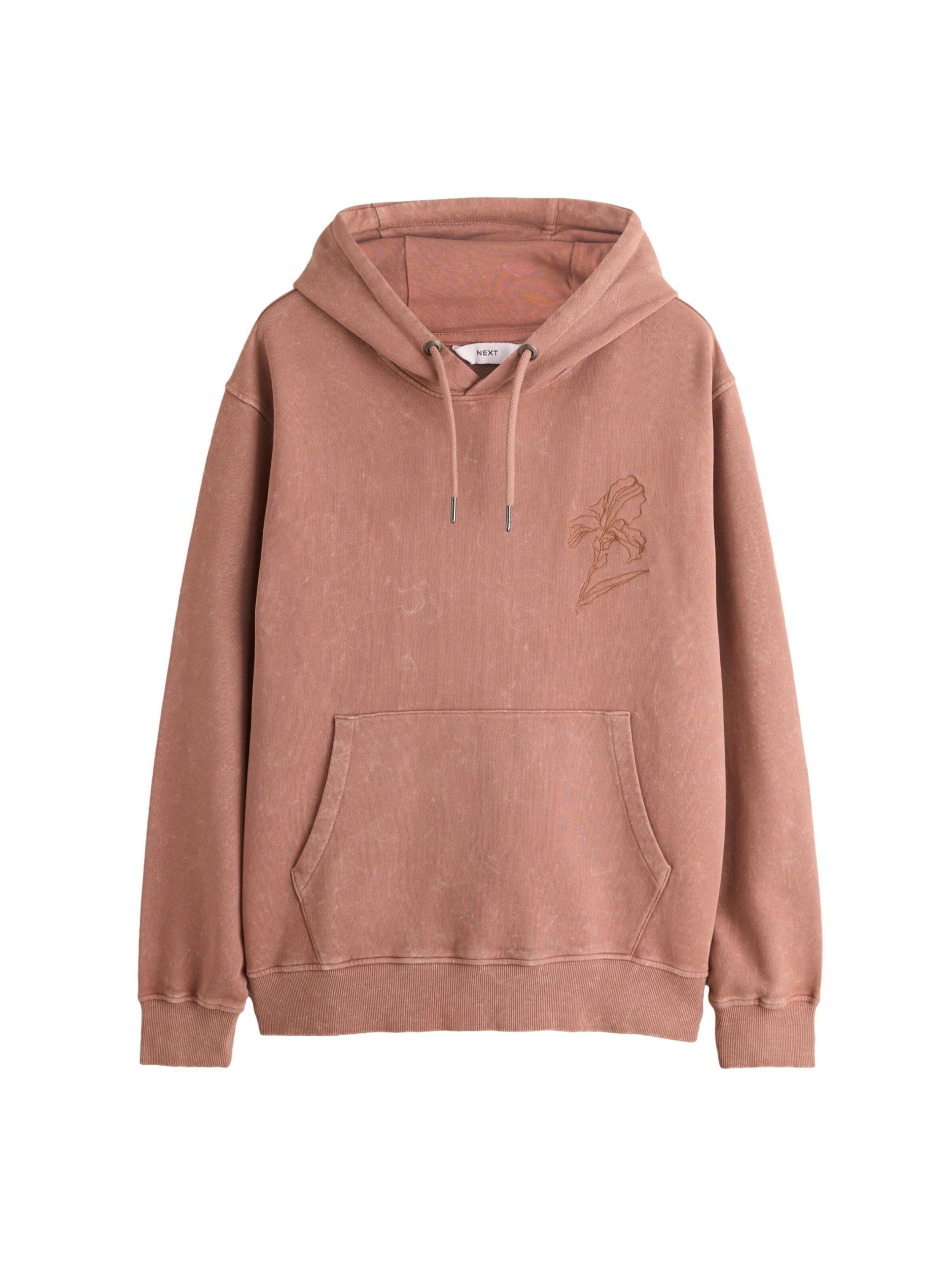 Next Суичър в кафяво: отпред