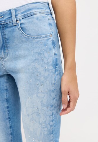 Angels Slimfit Jeans 'Ornella Bloom' in Blau