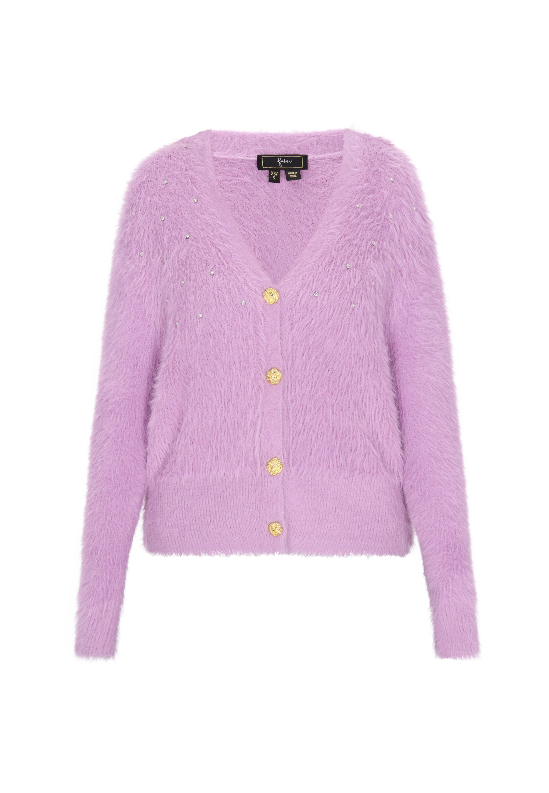 faina Pletena jopa | sliva barva, Prikaz izdelka