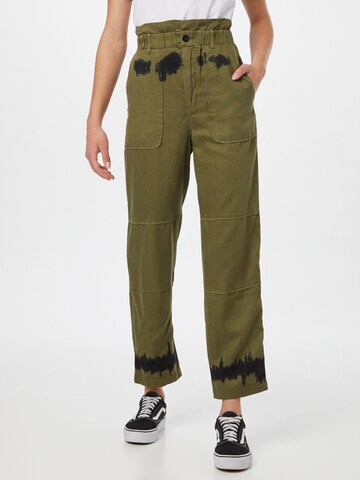 REPLAY Regular Broek in Groen: voorkant