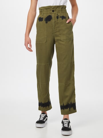 REPLAY Regular Pants in Green: front