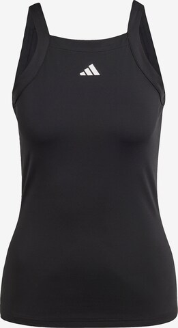 Sport top 'Essentials' de la ADIDAS PERFORMANCE pe negru: față