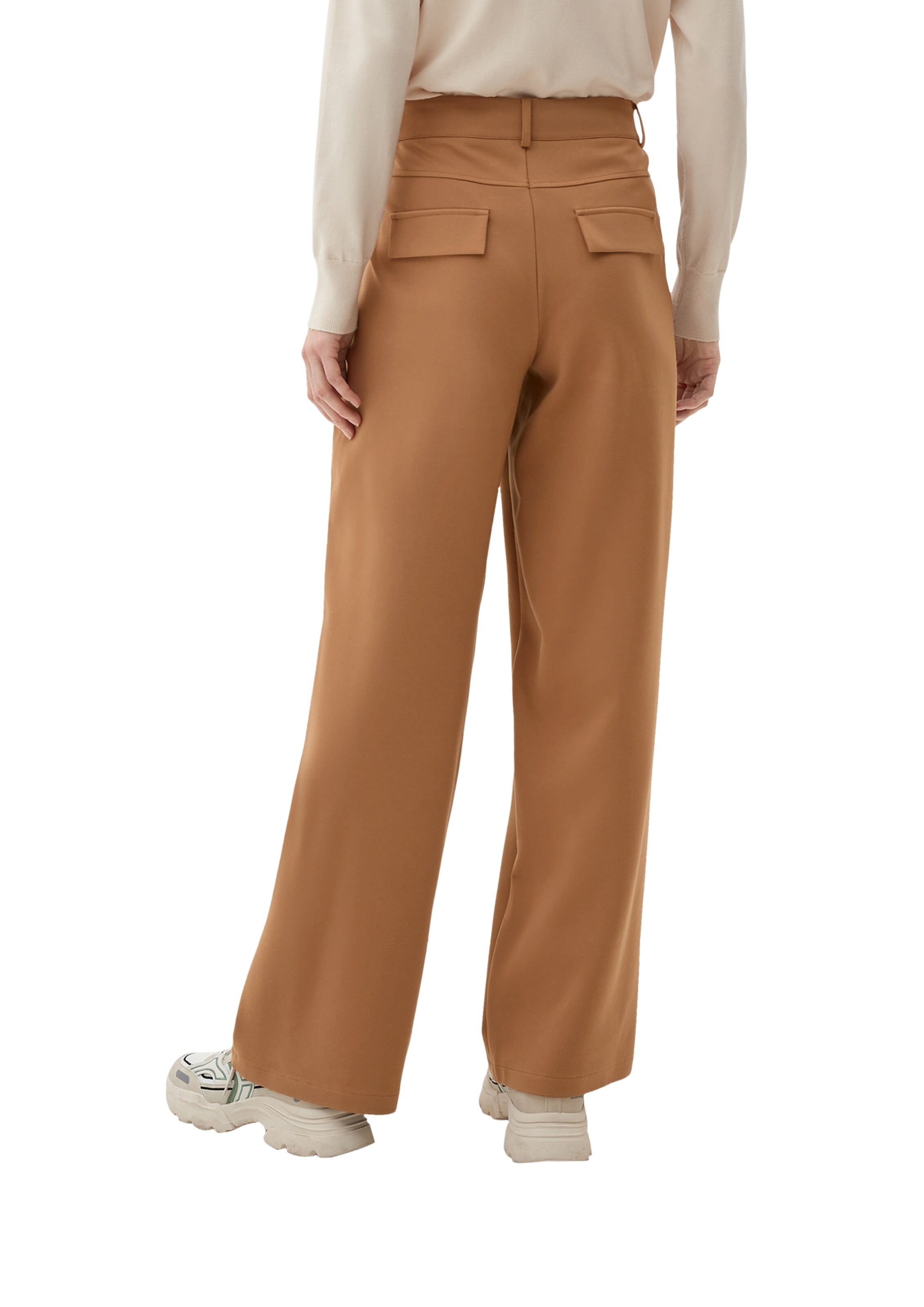 s.Oliver Wide leg Trousers in Brown