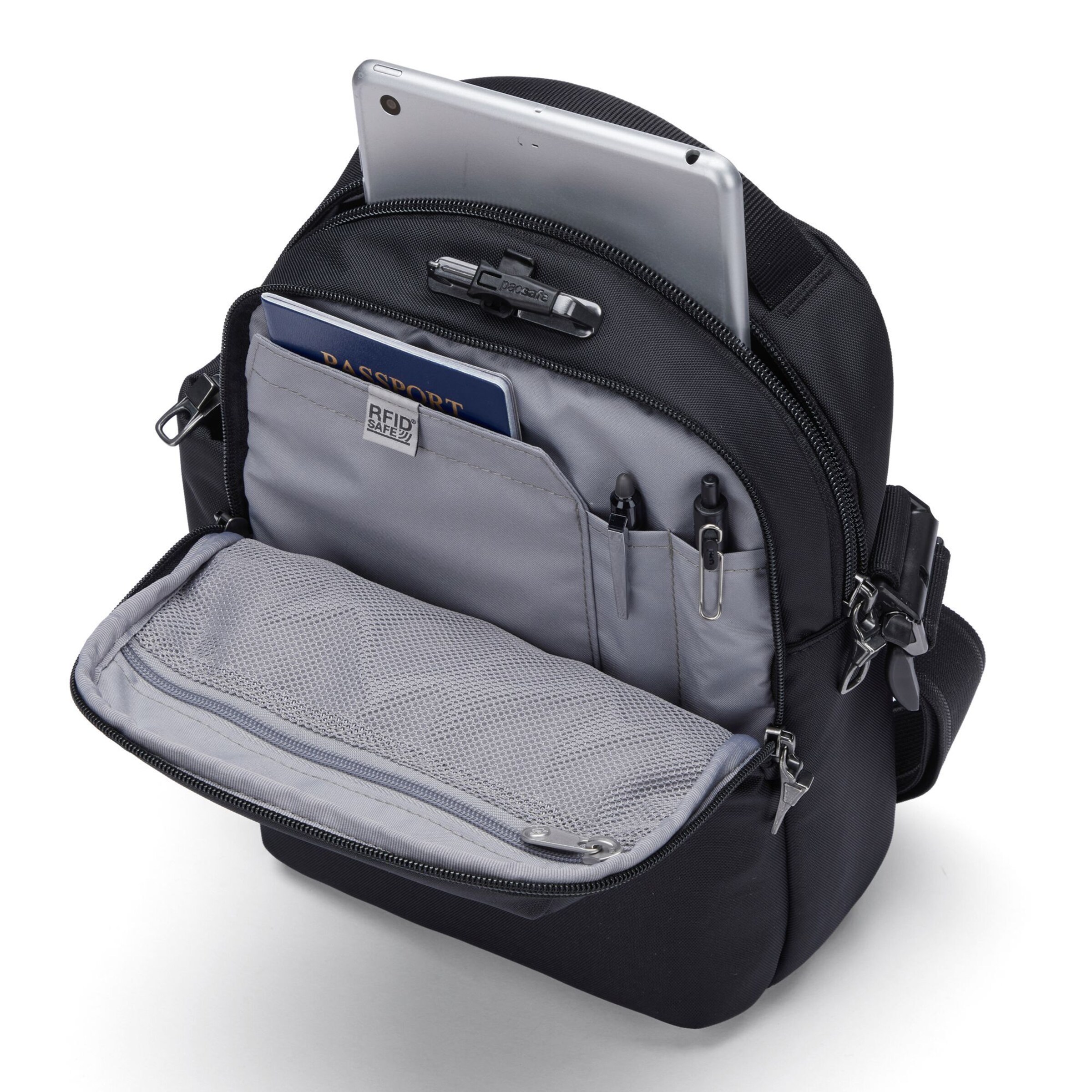 Pacsafe Crossbody Bag in Black