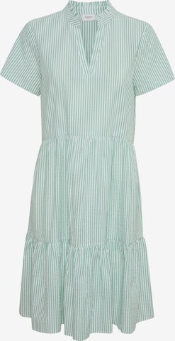 SAINT TROPEZ Jurk 'Elmiko' in Groen: voorkant