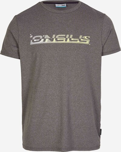 O'NEILL T-Shirt fonctionnel en jaune clair / gris foncé / blanc, Vue avec produit