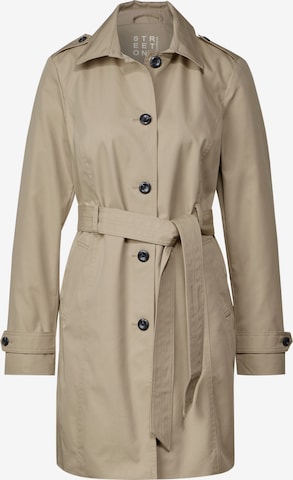 STREET ONE Between-Seasons Coat in Beige: front