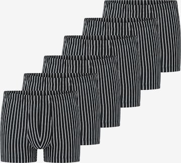 SCHIESSER Boxershorts '95/5 Essentials Organic Cotton' in Zwart: voorkant