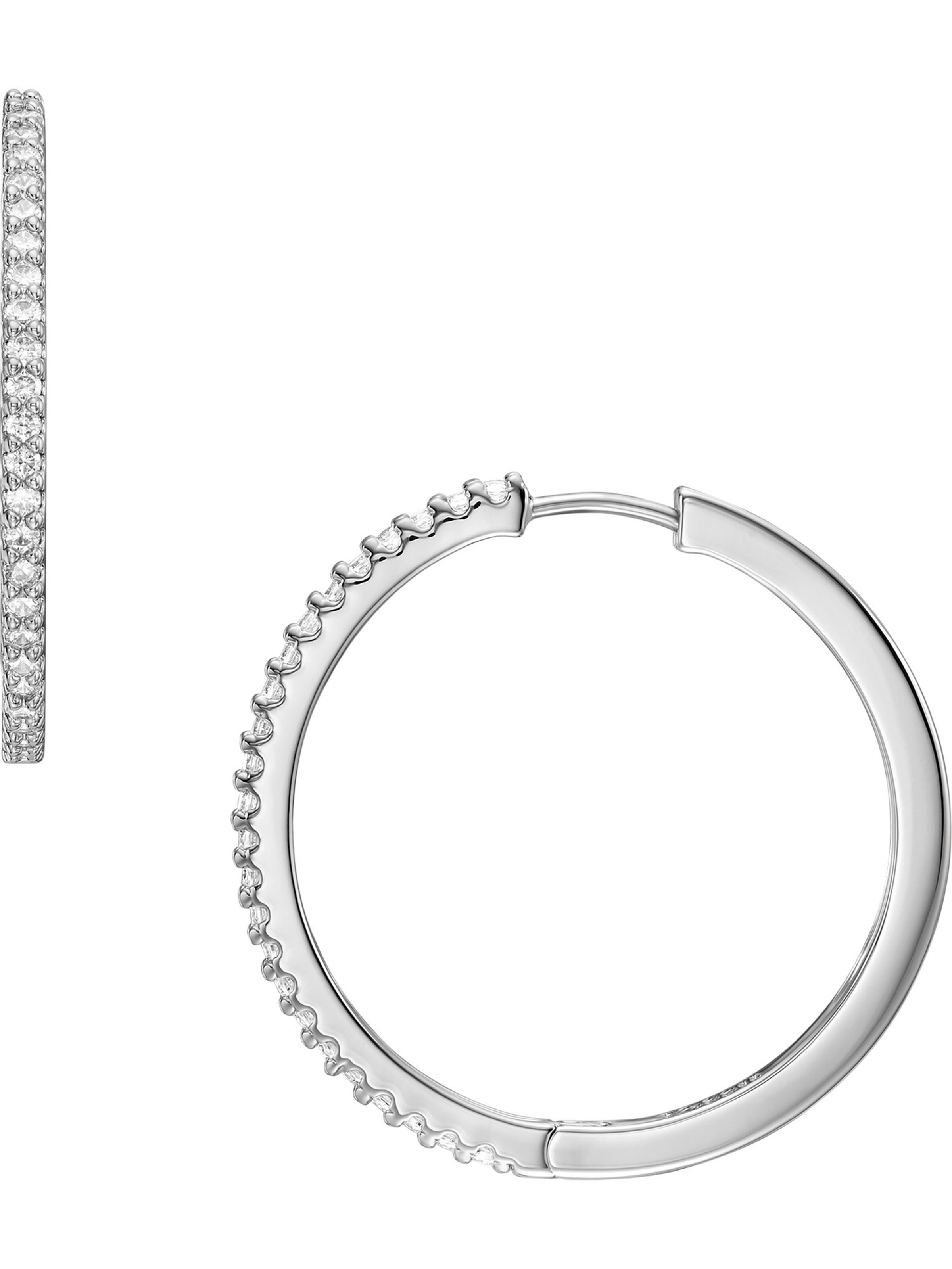 FOSSIL Ohrringe in Silber: Vorderseite