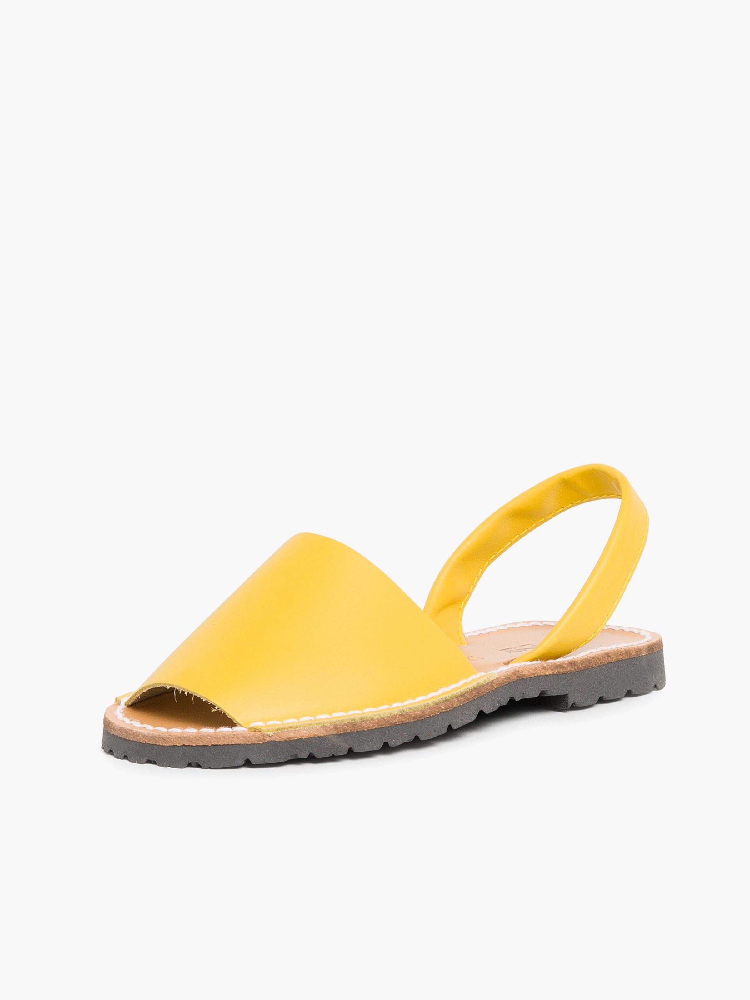 Pisamonas - Sandalias en amarillo: frente