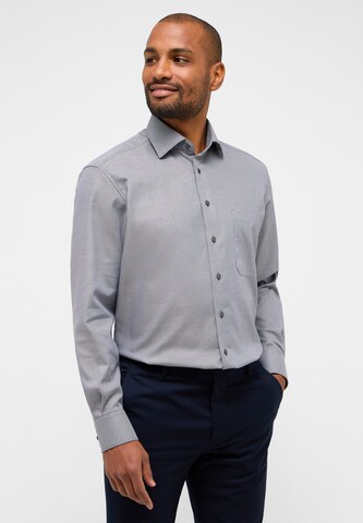 ETERNA Comfort fit Overhemd in Grijs: voorkant