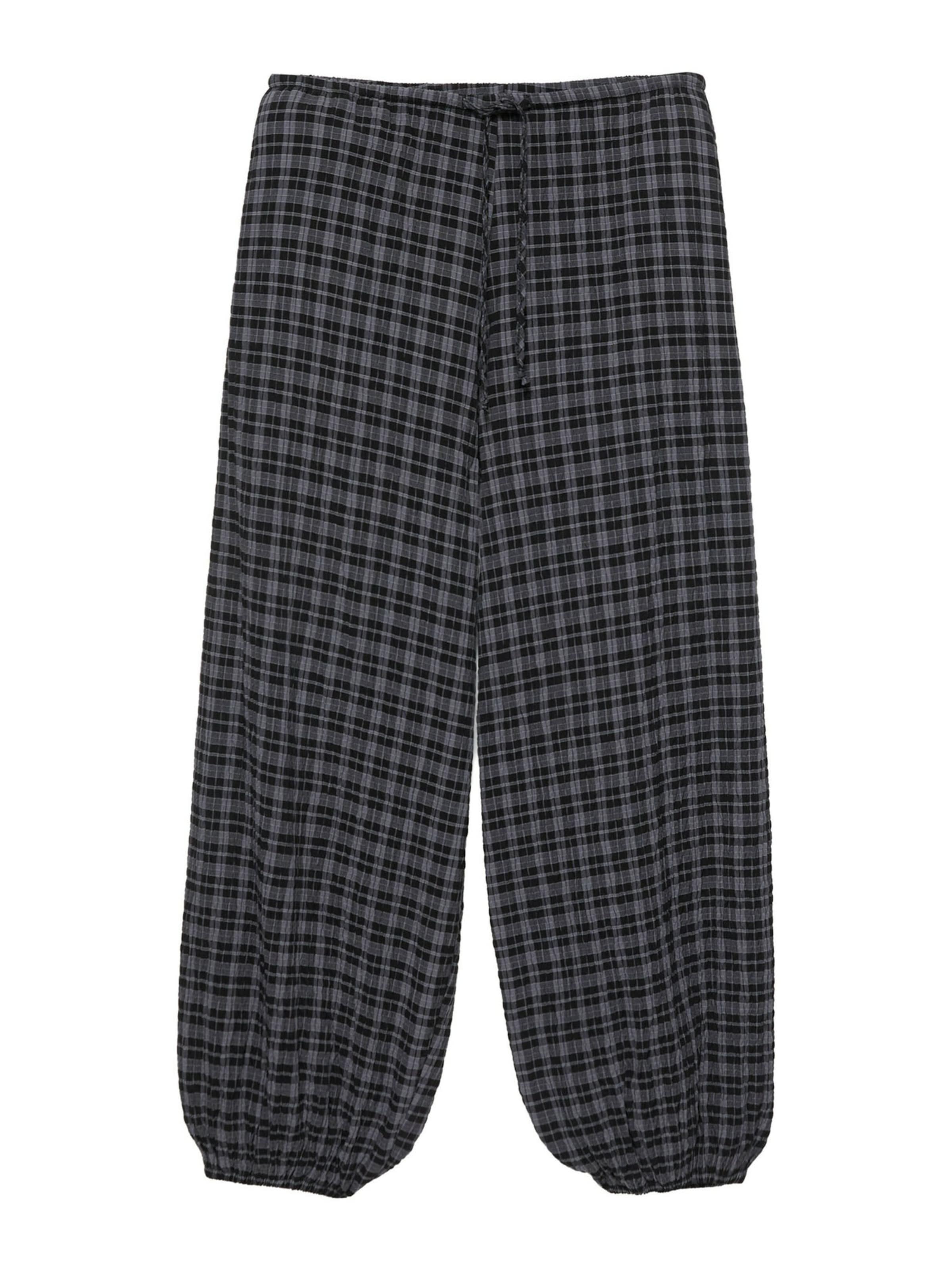Pantaloni in 34 Pull&Bear di colore grigio scuro / nero, Visualizzazione prodotti