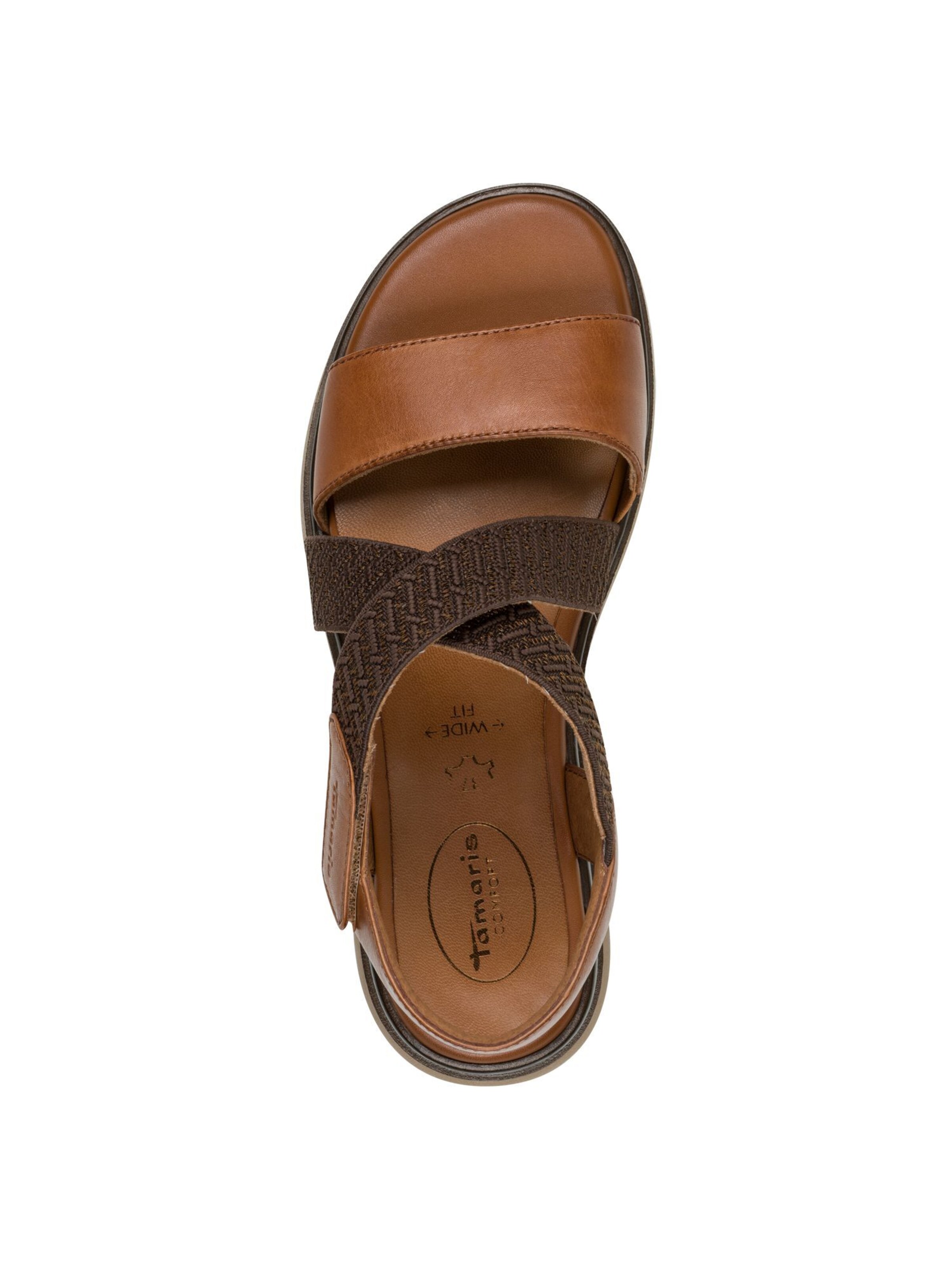 Sandales 'Comfort' Tamaris en marron