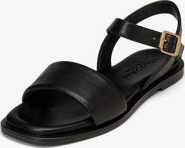 Marc O'Polo Sandale in Schwarz: Vorderseite