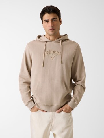 GUESS Sweatshirt in Beige: front