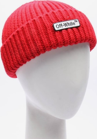 Off-White Hat & Cap in XS-XL in Red: front