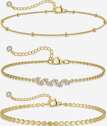 Bijoux de pied 'Santorini' Alster Herz en or : devant