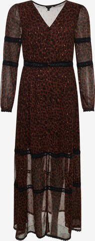 Superdry Shirt Dress in Brown: front